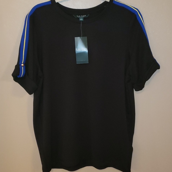 Lauren Ralph Lauren Black T Shirt - Picture 2 of 7